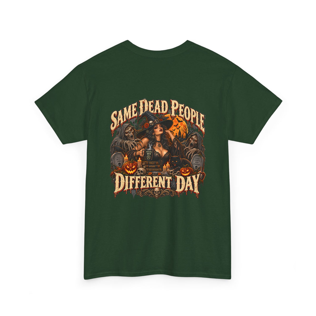 Same Dead People, Different Day — Vintage Halloween Unisex Tee