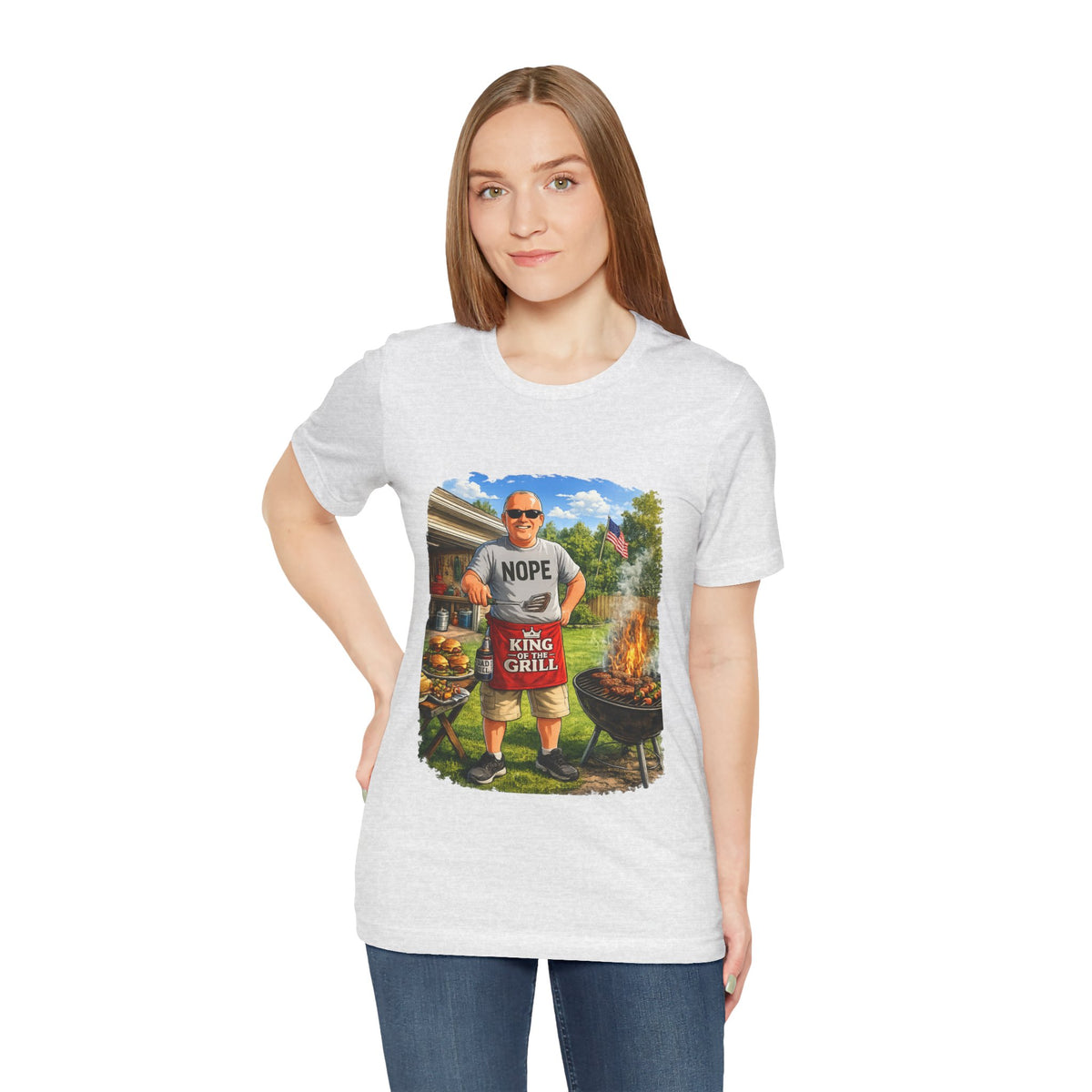 King of the Grill — Funny BBQ & Grilling T-Shirt